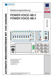 Phoenix POWER VOICE-9B.2 Bedienungsanleitung