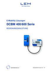 LEM DCBM 400-Serie Bedienungsanleitung