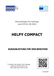 Esse-ti HELPY COMPACT-Serie Kurzanleitung Für Den Benutzer