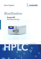 Knauer BlueShadow 40P Betriebsanleitung