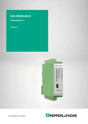 Pepperl+Fuchs K23-SSI/R IU-C Serie Handbuch