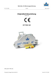 Habegger HIT-TRAC 16 E Originalbetriebsanleitung