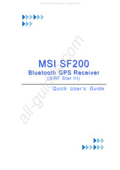 MSI SF200 Kurzanleitung