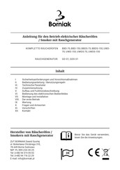 BORNIAK UWD-150 Anleitung Für Den Betrieb