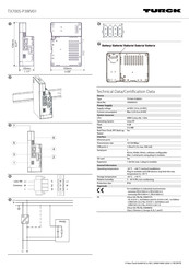 turck TX700S-P3WV01 Kurz- Betriebsanleitung