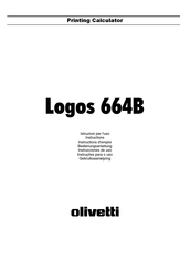 Olivetti LOGOS 664B Bedienungsanleitung