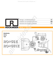 Rockinger RO 56 E Serie Montage- Und Betriebsanleitung