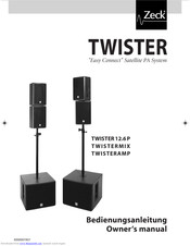 Zeck Audio TWISTER 12.6 P Bedienungsanleitung