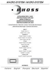 RHOSS Compact-Y TCAEY 118 H.E. Gebrauchsanweisung
