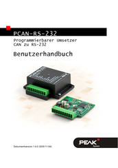 Peak PCAN-RS-232 Benutzerhandbuch