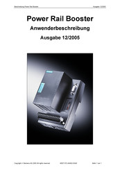 Siemens 6ES7 972-4AA02-0XA0 Handbuch