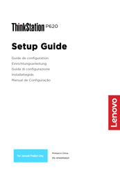 Lenovo ThinkStation P620 Einrichtungsanleitung