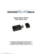 Noxon Mac OS X 10.6 Kurzinstallationsanleitung