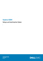 Dell EMC Vostro 5301 Einrichtung Und Technische Daten