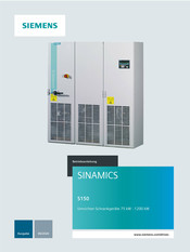 Siemens SINAMICS S150 Betriebsanleitung