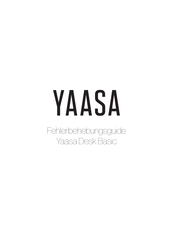 Yaasa Desk Light Fehlerbehebungsguide