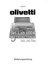 Olivetti Jet-Lab 600@ Bedienungsanleitung