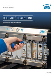 ODU ODU-MAC BLACK-LINE Betriebs- Und Montageanleitung