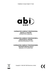 abi CHIPMASTER COMPACT PROFESSIONELL Handbuch