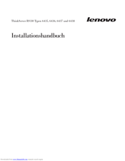Lenovo ThinkServer RS110 Installationshandbuch