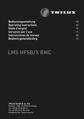 TRILUX LMS HFSB/X RMC Bedienungsanleitung