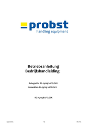 probst RG-75/125-SAFELOCK Betriebsanleitung