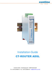 Comtime CT-ROUTER LAN Installation Guide