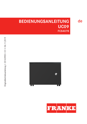 Franke UC09 Bedienungsanleitung