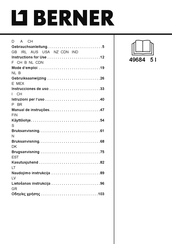 Berner 49684 Gebrauchsanleitung