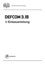 Meta System DEFCOM 3.1B Einbauanleitung