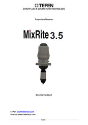tefen MixRite 3.5 1-10 Benutzerhandbuch