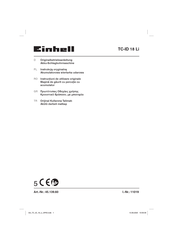 EINHELL TC-ID 18 Li Originalbetriebsanleitung