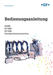 Georg Fischer Piping Systems GF1000 Bedienungsanleitung