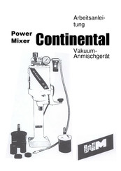 Whip Mix Power Mixer Continental Arbeitsanleitung