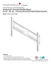 PEERLESS PARAMOUNT PF650 Installation Und Montage