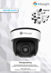 Milesight ISIS-MS-C8176-PB Montageanleitung