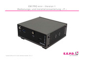EEPD EM PRO mini Bedienungs- Und Installationsanleitung