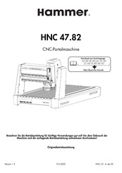 Hammer HNC 47.82 Originalbetriebsanleitung