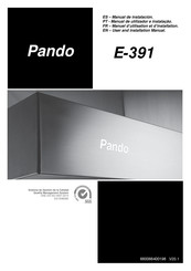 Pando E-391 Installationsanleitung