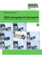 EDER Maschinenbau Konturhobel EKH-C Bedienungsanleitung