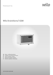 Wilo DrainAlarm-GSM Einbau- Und Betriebsanleitung
