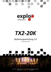 Explo TX2-20K Bedienungsanleitung