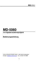 Sourcetronic MD-5060 Bedienungsanleitung