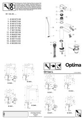 Ideal Standard OPTIMA L B C643 Serie Montageanleitung