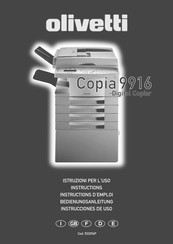 Olivetti Copia 9916 Bedienungsanleitung