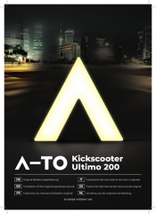 A-TO Ultimo 200 Original Bedienungsanleitung