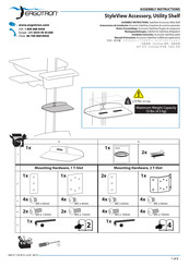 Ergotron StyleView Montageanleitungen