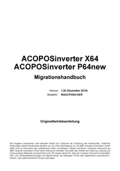 B&R ACOPOSinverter X64 Originalbetriebsanleitung