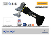 Klauke MAPAX216 Bedienungsanleitung