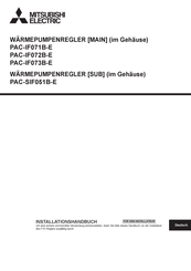 Mitsubishi Electric PAC-SIF051B-E Installationshandbuch